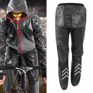 M Waterproof Rain Over Pants Rainproof Reflective Trousers For Labor Cycling EJ - Picture 1 of 23