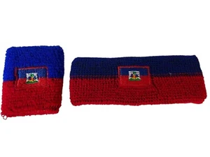 Diadema deportiva haitiana Haití para sudar muñeca gimnasio banda elástica para la cabeza Hyti  - Imagen 1 de 3