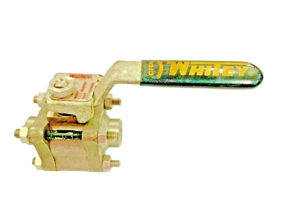 WHITEY M-63TSW8T-S/K-M Ball Valve 1/2" Tube Socket Weld 2200 psi WOG - Image 1 of 4