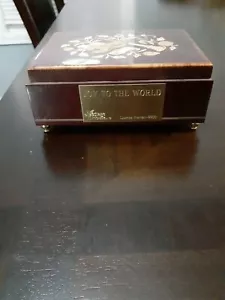 Heritage House Music Box Opere in Legno Intarsiato Sorrento Italia "Gioia al Mondo" - Foto 1 di 5