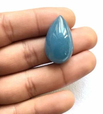 Aquamarine Pear Natural Aquamarine Gemstone For Pendant Good Quality - Image 1 of 4