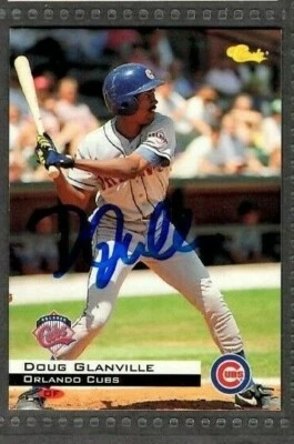 1994 Classic #116 Doug Glanville Orlando Cubs Baseball Signed Autograph (B90) - Image 1 of 2