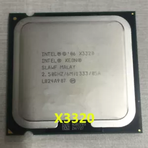 Intel Xeon X3320 CPU Quad Core 2.5GHz 1333MHz 6MB SLAWF LGA775 Processors - Picture 1 of 1