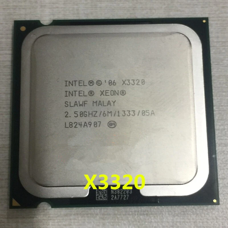 Intel Xeon X3320 CPU Quad Core 2.5GHz 1333MHz 6MB SLAWF LGA775 Processors - Image 1 of 1