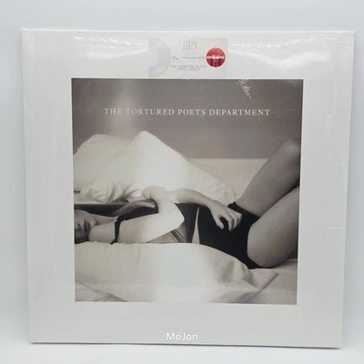 Taylor Swift The Tortured Poets Department + Bonus Track Clear Vinyl 2 LP - Image 1 of 4