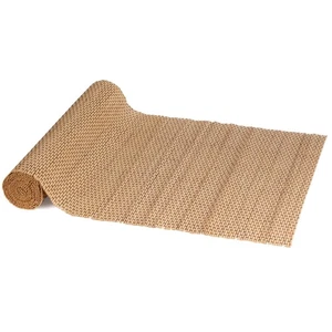 Natural Brown String Bamboo Slat Table Runner, Home Décor, 13" x 70" - 2 Pieces - Picture 1 of 6