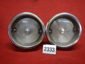 PAIR 67 CAMARO STANDARD FRONT TURN SIGNAL PARKING LIGHT ASSEMBLIES 1967 SS Z28 - Picture 1 of 9
