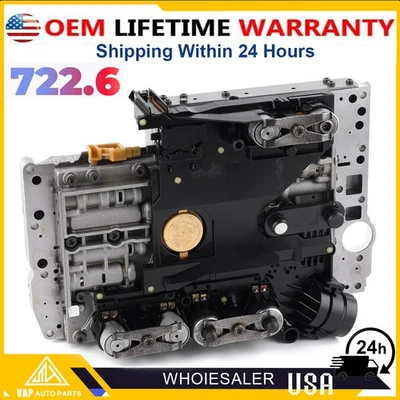 For Mercedes-Benz 722.6 TCU Transmission Valve Body w/ Conductor Plate Solenoid Foto 1 de 4