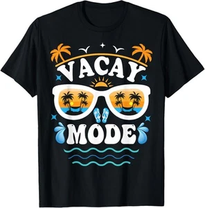 Vacay Mode Shirt For Summer Cruise Holiday Family Vacation T-Shirt Hoodie - Picture 1 of 16
