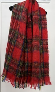 Vintage Glentana Voll Mohair Wolle Flor Schal - Bild 1 von 5