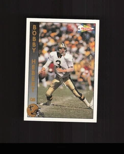 1992 Pacific #201 Bobby Hebert Football Card Saints - Picture 1 of 2