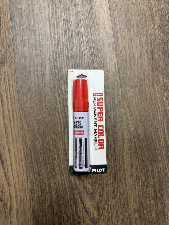 NUEVO MARCADOR PERMANENTE SUPREME PILOT ROJO SUPER COLOR Nuevo-Sellado Foto 1 de 1