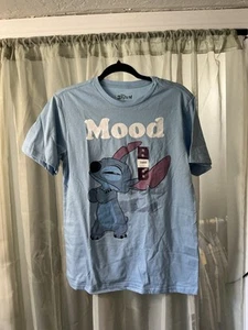 Disney Boys Small Blue Lilo and Stitch Short Sleeve T-Shirt. - Picture 1 of 4