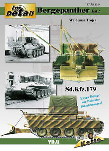 Bergepanther im Detail Bd.2 2.WK Fotos Farbprofil Rar Modellbau Panzer 