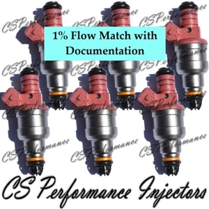 1% Flow Match OEM Bosch Fuel Injectors (6) 0280150440 for 96-00 BMW 2.8L 3.2L I6 - Picture 1 of 1