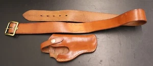 Bianchi Leather RH OWB Leather holster for S&W Smith & Wesson Model 39 with Belt - Picture 1 of 10