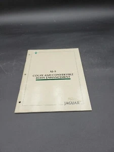 JAGUAR XJ-S COUPE AND CONVERTIBLE BODY ENHANCEMENT GUIDE MANUAL BOOKLET - Picture 1 of 9