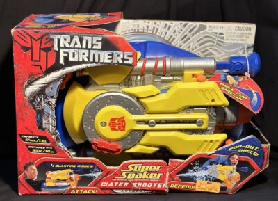 Vintage Transformers Super Soaker Water Shooter gun Autobot summer toy Rare _ - Image 1 of 4