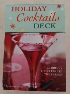 Holiday Cocktails Deck 50 Drinks to Celebrate the Season by Jessica Strand - Picture 1 of 2