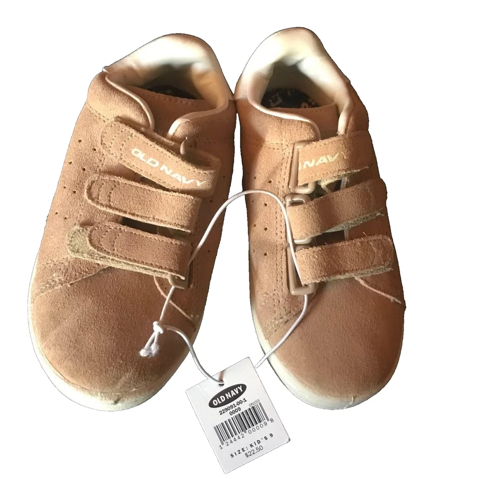 Zapatillas deportivas Old Navy para niños marrón tostado de gamuza niño o unisex cómodas talla 9 niño pequeño nuevas con etiquetas Foto 1 de 3