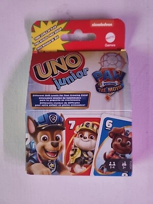 UNO Junior PAW Patrol Card Game with 56 Cards 2-4 Players, Gift for Kids 3 Years - Image 1 of 2