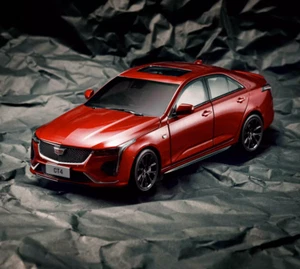 Modellino auto scala 1:18 Cadillac CT4 rosso pressofuso Paudi giocattolo collezione regalo - Foto 1 di 9
