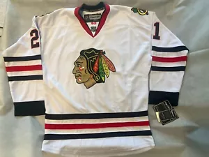 Stan Mikita Autographed CCM/Reebok White Chicago Jersey-New w JSA/COA Sz 50 - Picture 1 of 12