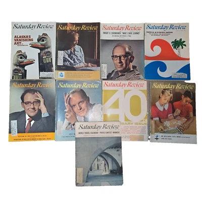 (9-Lot) Saturday Review 1964 1966 40 year anniversary issue & More - Image 1 of 4