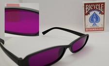 Infrared Marked Bicycle Cards & Infrared Black Sunglasses see every hand - Magic