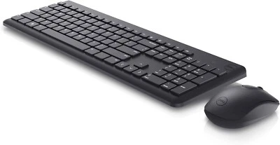 Dell Wireless Keyboard and Mouse-KM3322W, Black - UK (QWERTY) - Image 1 of 4