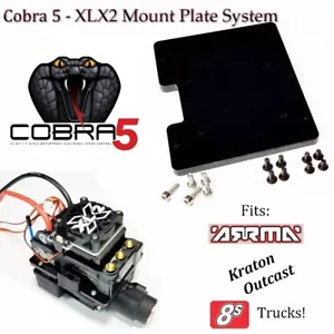 Montaje RCP-ESC Cobra 5 - XLX2 ajuste directo en camiones Arrma Kraton y Outcast 8s - Imagen 1 de 21