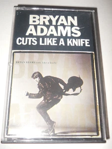 Bryan Adams Cuts Like a Knife Cassette Tape - Picture 1 of 3
