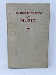 The Observer's Book of Music by Freda Dinn 1st HC 1953 Pocket Size Mini Book - Picture 1 of 11