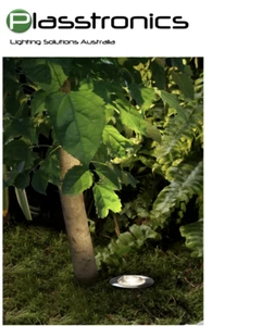 5W LED Plasstronics Underground uplight 12V canister Inground stainless 3000K - Picture 1 of 11