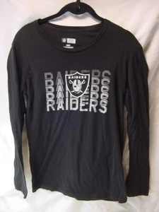 LAS VEGAS RAIDERS BLOUSE TSHIRT - TEAM APPAREL - WOMEN'S SIZE MEDIUM - Picture 1 of 3