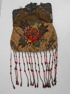 Wayne M Kleski Vintage Purse Beaded Fringe - Picture 1 of 5