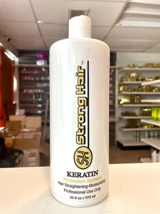 KERATIN STRONG HAIR. PROTECTION SYSTEM. HAIR STRAIGHTENING-MOUSTIRIZING 33 FL OZ - Picture 1 of 3
