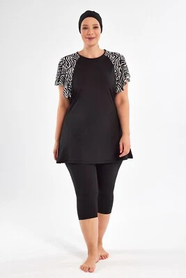 M 2805 HASEMA TESETTÜRMAYO ISLAMISCHER BADEANZUG UCARBURKINIS  BURKINI SWIMWEAR - Bild 1 von 4