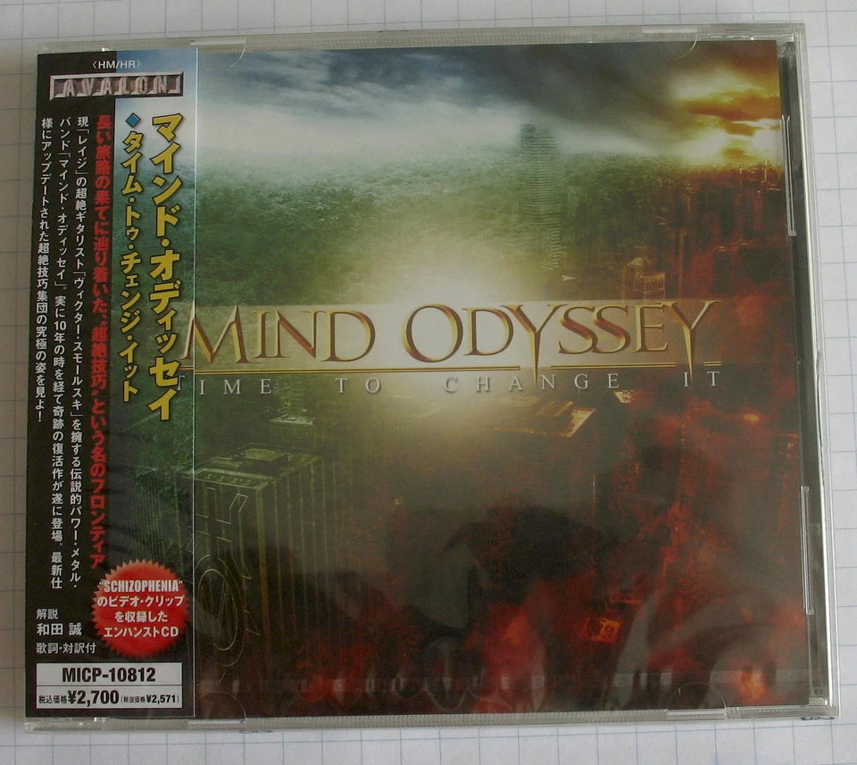 MIND ODYSSEY - TIME TO CHANGE IT JAPAN CD OBI NEU MICP-10812 SEALED RAGE SMOLSKI - Bild 1 von 1
