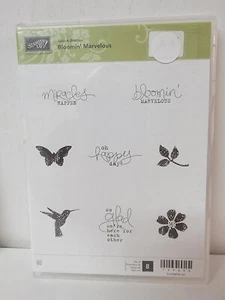 Stampin' Up! Maravilloso conjunto de estampillas Bloomin' #129654 - Imagen 1 de 2