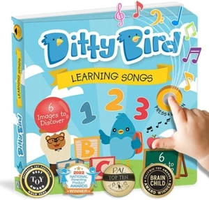Ditty Bird Learning Songs Book For Toddlers – Interactive Sound Book NEW - Picture 1 of 6