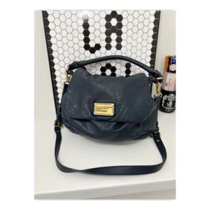 MARC BY MARC JACOBS Navy Blue Leather Classic Q Lil Ukita Bag - Picture 1 of 21