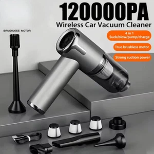 Home Vehicle Vacuum Cleaner 120000PA Clean Machine Wireless Portable Handheld US - Picture 1 of 24