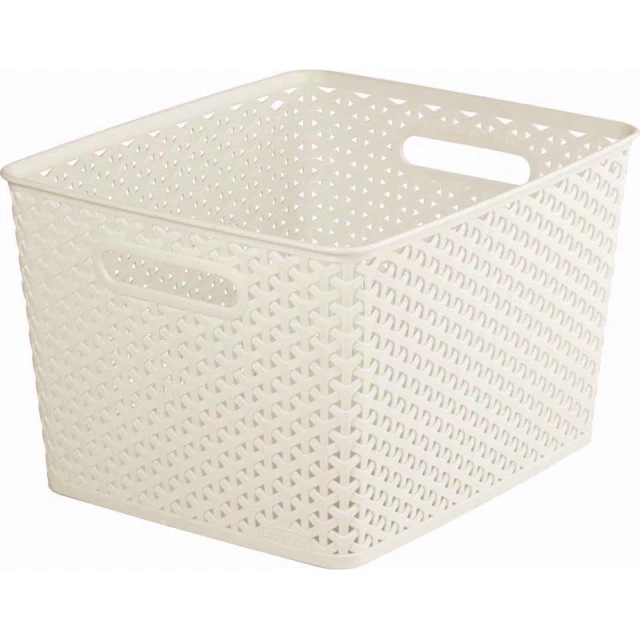 Curver 196861 Storage Basket - Vintage White