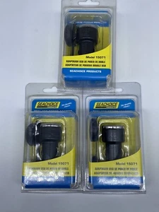 Lot Of 3, Seachoice, Dual USB Power Adapter, Output 5V, P/N 15071 - Photo 1 sur 5