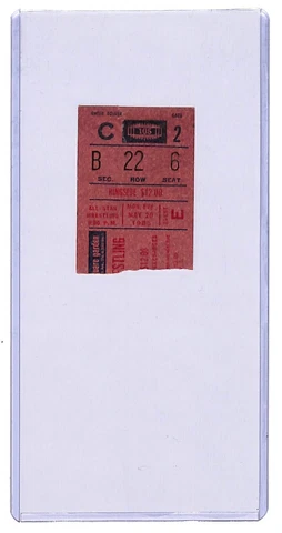 WWF HULK HOGAN Primetime Wrestling TV Taping MSG ticket stub wwe May 1985 Cover