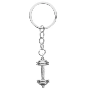 Dumbbell Key Chain Backpack Keyring Bag Hanging Decor Key Ring Keychai - Picture 1 of 12