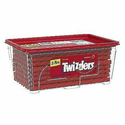 TWIZZLERS 34000503025 5 Pound Licorice Halloween Candy Strawberry