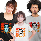 Ted Lasso Believe T-shirt Motywacyjny Śmieszny Film Nowość Dorosły Dzieci Prezent Top 