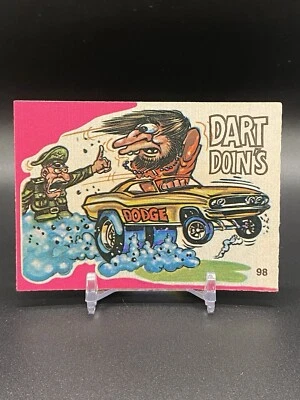 Pegatinas Donruss Pink Fantastic Odd Rods 1973 serie 1 Dart Doin’s #98 Foto 1 de 2
